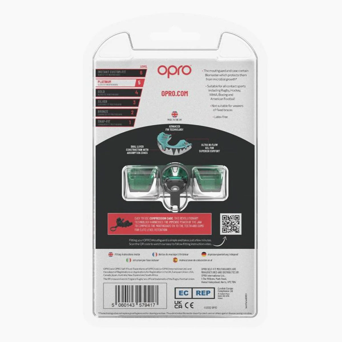 Paradenti Opro Platinum Fangz - Image 4