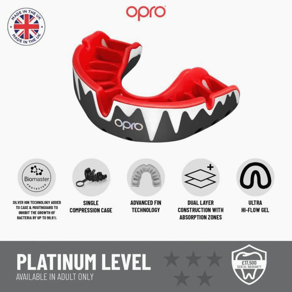 Paradenti Opro Platinum Fangz - Image 8